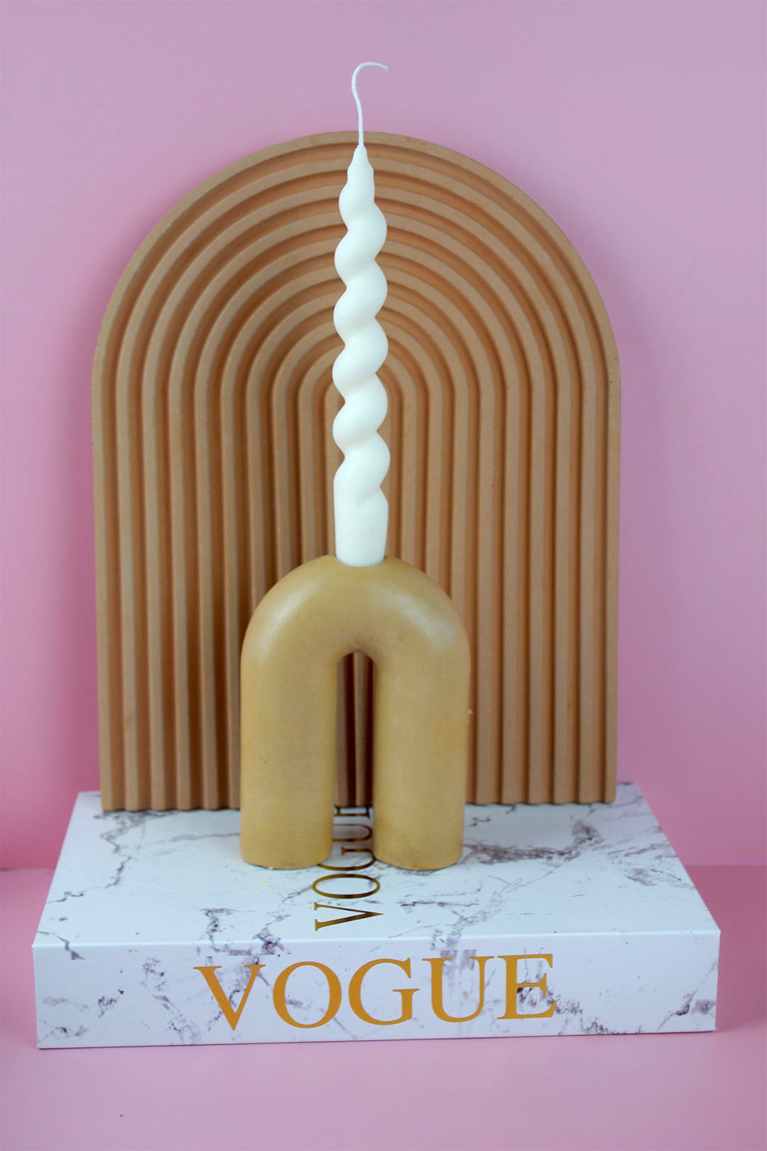 Decorative Rainbow Tan Orange Arch