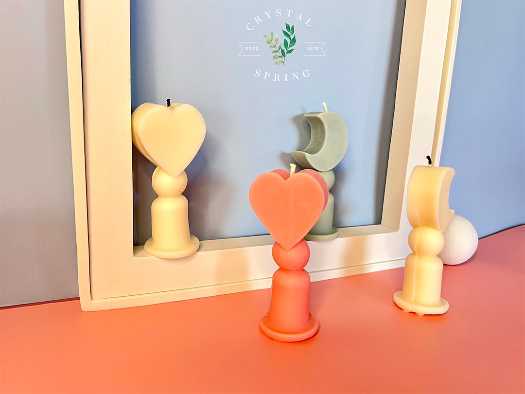 Heart Candle/Moon Candle