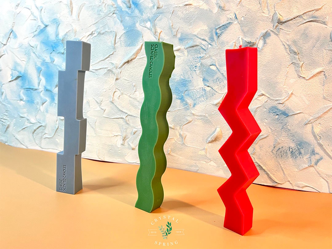 Wavy Design Candle
