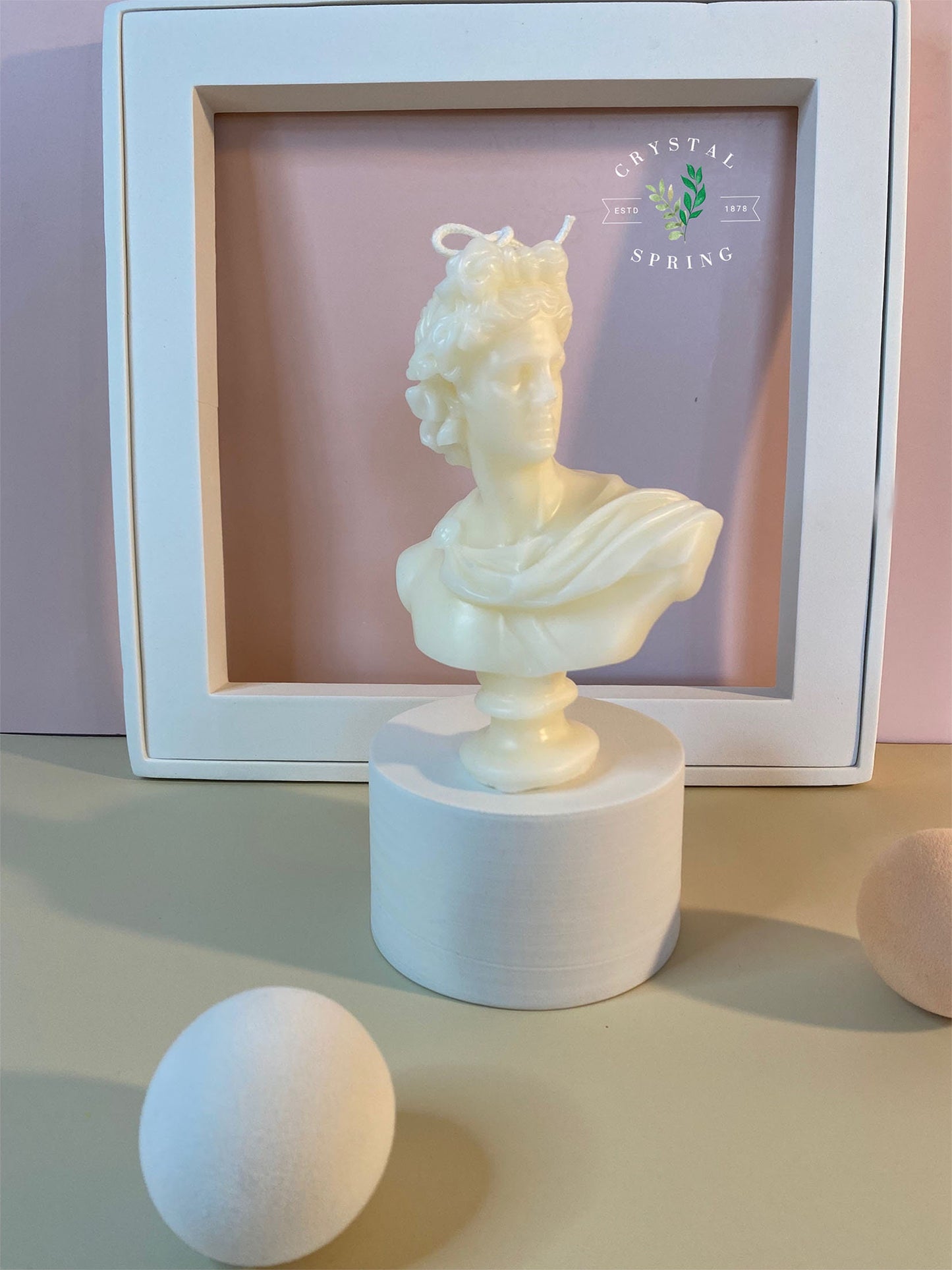 Apollo Candle/Torso Soy Candle