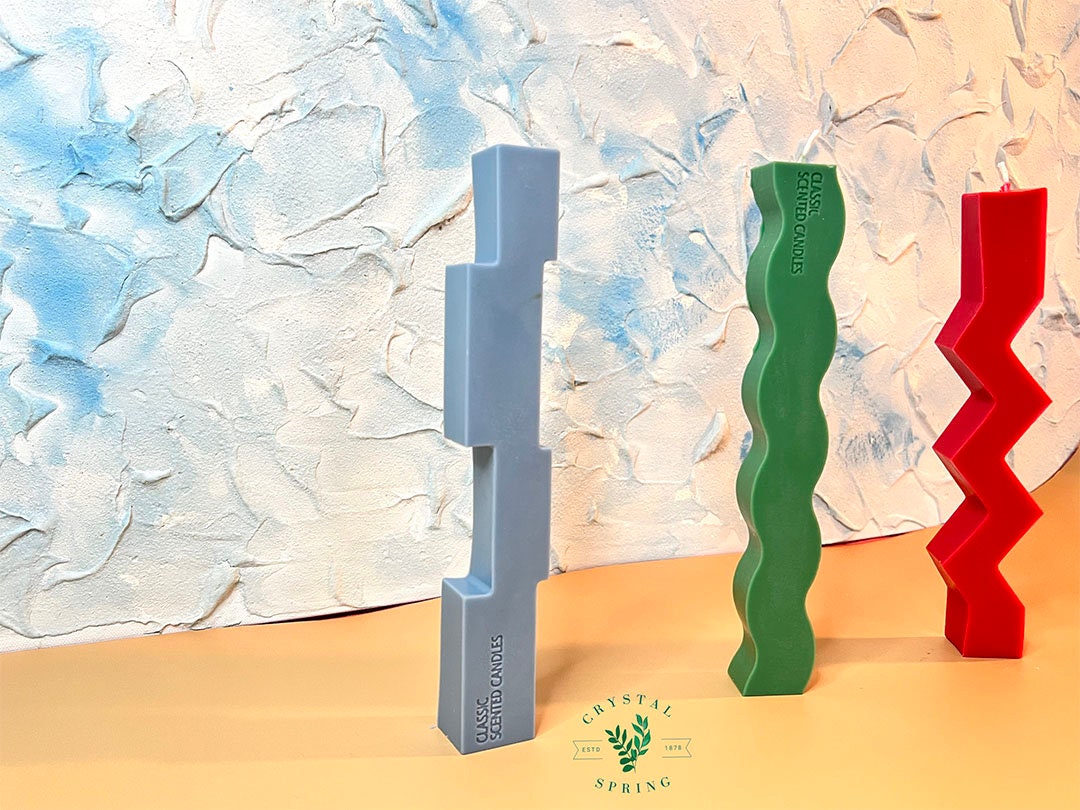 Wavy Design Candle