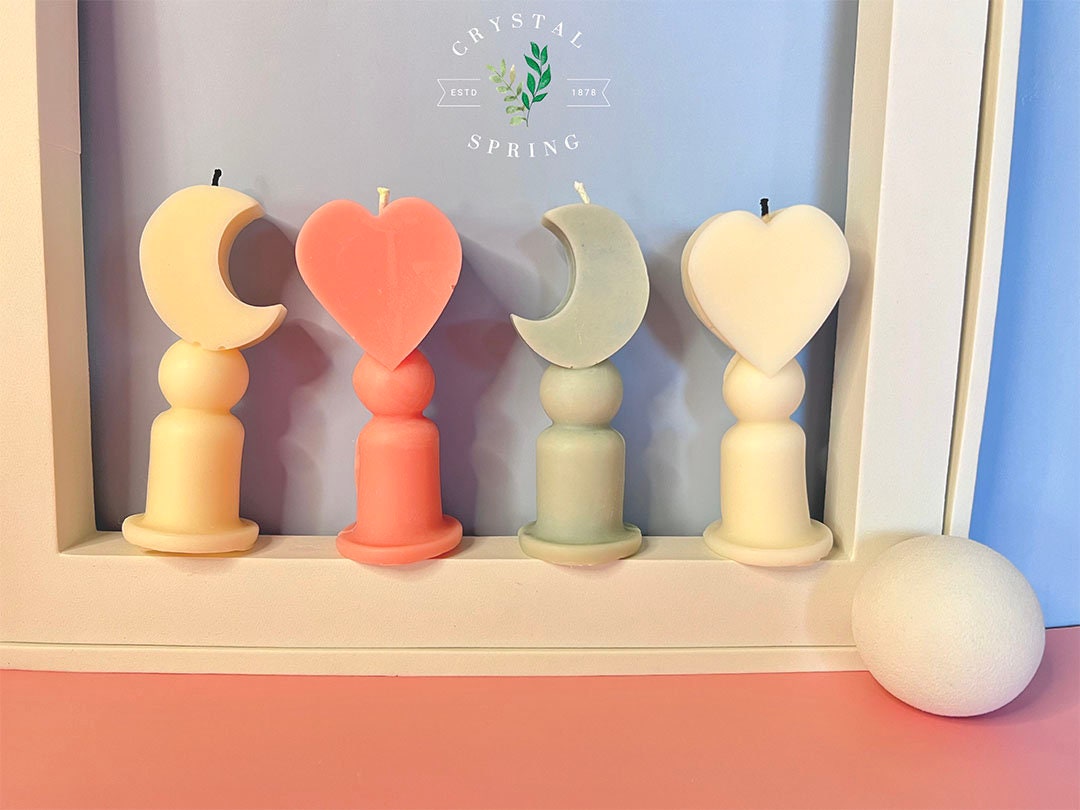 Heart Candle/Moon Candle